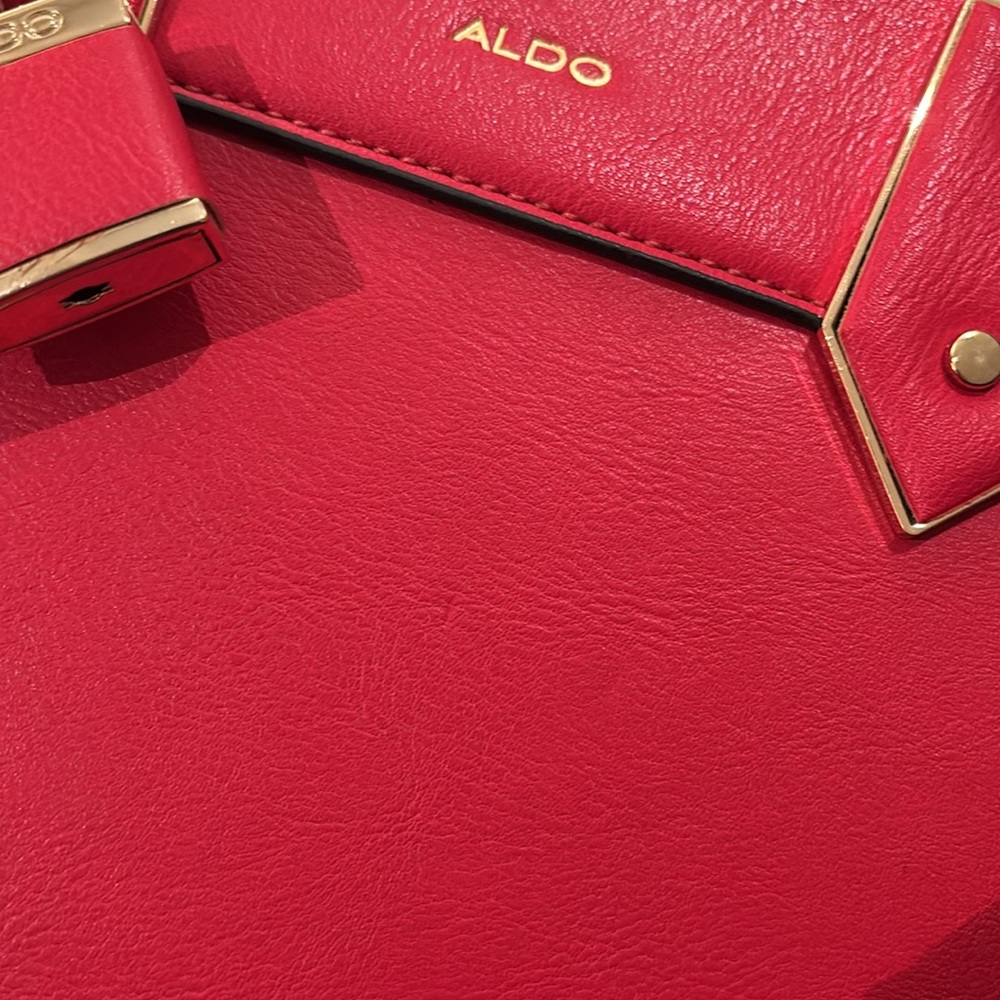 Aldo Red Handbag/Crossbody - Picture 8 of 9